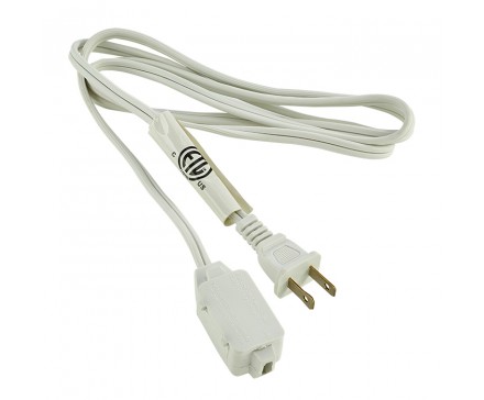 6.5' (2 M) EXTENSION CORD, WHITE OR BROWN