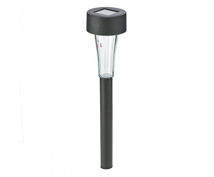 14.2" SOLAR LED PATH LIGHT WITH TAPERED LENS, WHITE LED