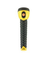 RUBBER GRIP FLASHLIGHT WITH LANYARD