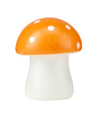 COLOR CHANGING LED MOOD LIGHT, ORANGE MUSHROOM