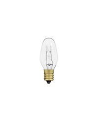 C7 NIGHT LIGHT 7W, CLEAR, BRASS BASE