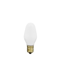 C7 NIGHT LIGHT 7W, WHITE, BRASS BASE