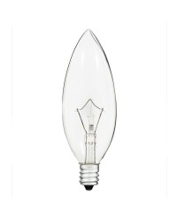CHANDELIER 25W, CANDELABRA BASE