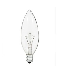 CHANDELIER 40W, CANDELABRA BASE