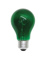 A19 40W GREEN BULB