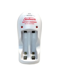 COMPACT AA/AAA BATTERY CHARGER FOR NiMH