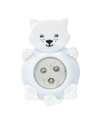 3 LED ANIMAL SHAPED STICK-ON PUSH LIGHT, CAT