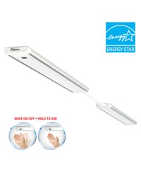12" DIMMABLE ULTRA SLIM LED CABINET LIGHT, INTEGRATED WAVE SENSOR