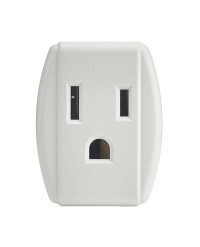 3 OUTLET CUBE SHAPED GROUNDED WALL TAP