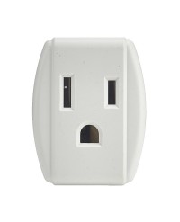 3 OUTLET CUBE SHAPED GROUNDED WALL TAP