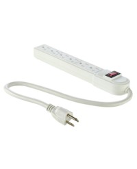6 OUTLET POWER BAR WITH SURGE PROTECTOR