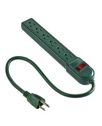 6 OUTLET POWER BAR WITH SURGE PROTECTOR