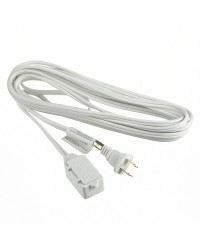 10' (3 M) EXTENSION CORD, WHITE OR BROWN