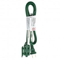 5' (1.5 M) EXTENSION CORD, GREEN