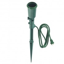 FLOOD LIGHT HOLDER WITH STAKE AND 6' (1.83 M) CORD