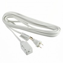 10' (3 M) EXTENSION CORD, WHITE OR BROWN