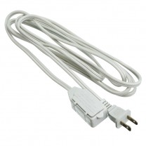 9' (2.74 M) EXTENSION CORD, WHITE