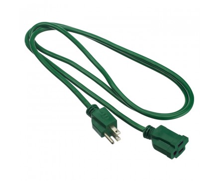 CABLE DE EXTENSIÓN PARA EXTERIORES DE 1,83 M (6 PIES), VERDE