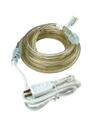TIRA DE LUCES LED TRANSPARENTES DE 3,66 M (12 PIES)