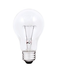 A19 RESISTENTE DE 60 W / 130 V / 3000 H, TRANSPARENTE