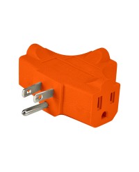 REGLETA DE PARED DE ALTA RESISTENCIA CON 3 TOMACORRIENTES