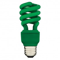 BAJO CONSUMO (LFC) ESPIRAL DE 13 W, REEMPLAZO DE 60 W, VERDE