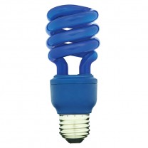 BAJO CONSUMO (LFC) ESPIRAL DE 13 W, REEMPLAZO DE 60 W, AZUL