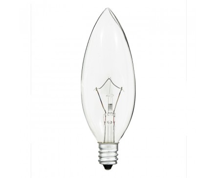 AMPOULE FLAMME 60 W, À PETIT CULOT