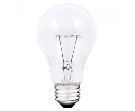 A19 ANTI-CHOCS 100 W/130 V/5 000 H, CLAIRE