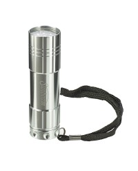 MINI LAMPE DE POCHE À 9 DEL, CORPS EN ALUMINUM