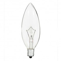 AMPOULE FLAMME 25 W, À PETIT CULOT